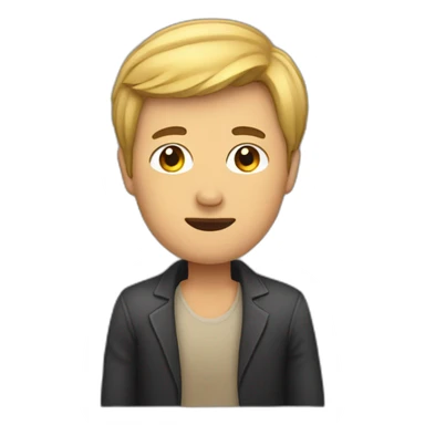 Submissive man sticker