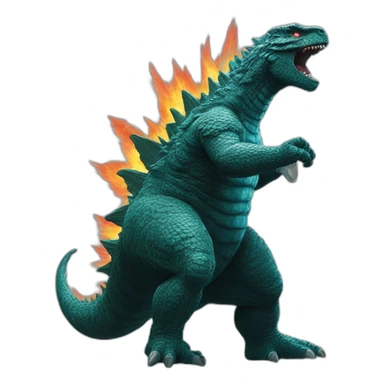 Godzilla atomic breath sticker