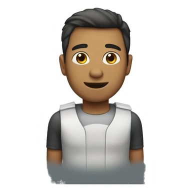 Humano de espalda  sticker