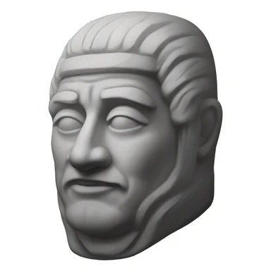 generate an emoji of the rosetta stone in the exact shape of it and engravings sticker