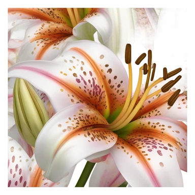 oriental lillie’s sticker