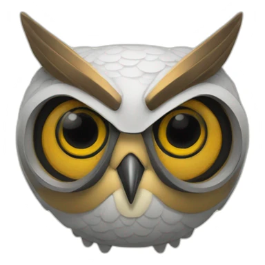 buho futurista sticker