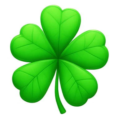 four leaf clover sticker