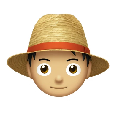 Chapeau de paille de Luffy sticker