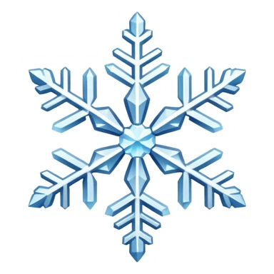 give me a aesthetic snow flake sticker