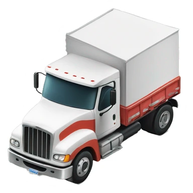 Semi-Truck for delivering pallets of Pizza sticker