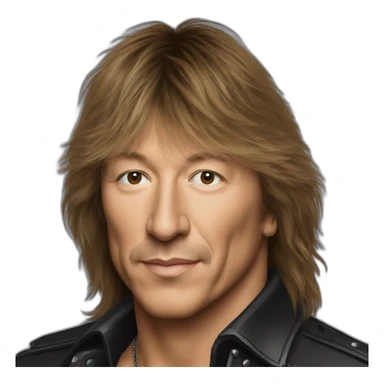 Long haired Richie sambora sticker