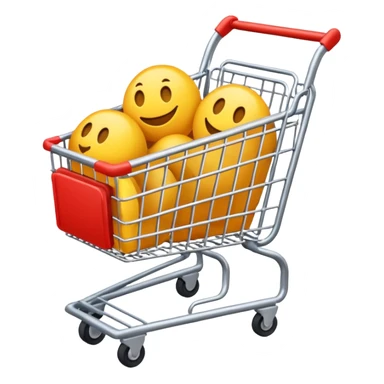 shopping cart sticker