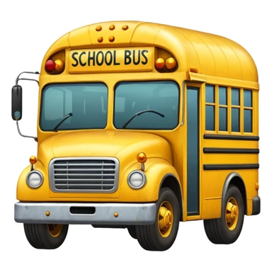 a school bus with bomboclat on it sticker