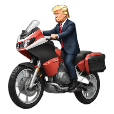 putin rides on trump sticker