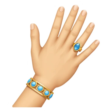 hand with ring sticker