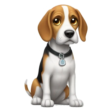 Un beagle sticker