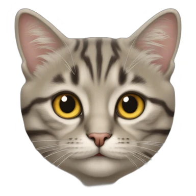 Trou du sur un chat sticker