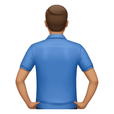 Homem de costas sticker