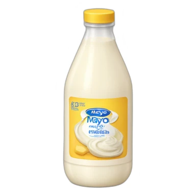 Bottle of Mayonnaise  sticker