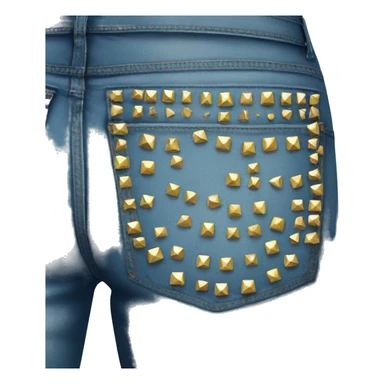 Studded jeans  sticker