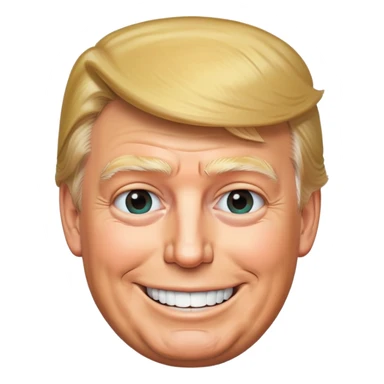 Donald trump emoji sticker