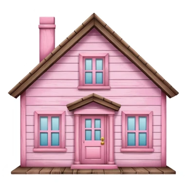 a pink home sign sticker