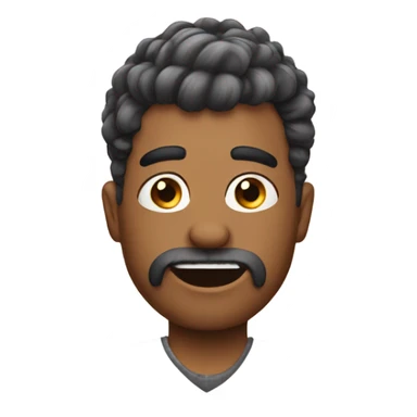 crazy haircut sticker