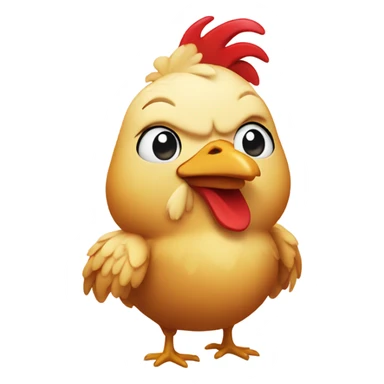 chicken wearing a bikini sticker