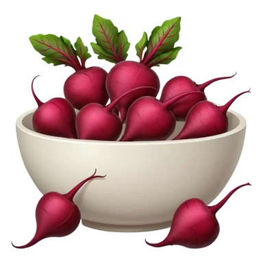 white bowl filled with whole red beets, no slices sticker