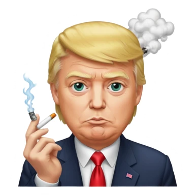 Donald trump smoking meth sticker
