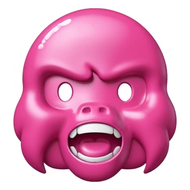 Bape brand logo pink sticker