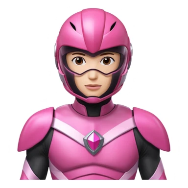 Pink power ranger sticker