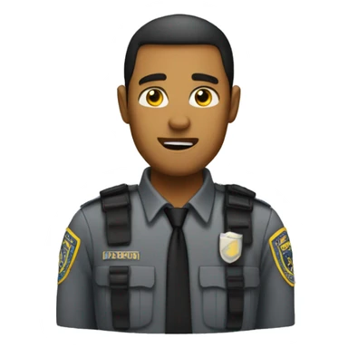 Show me a security man sticker