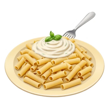 white creamy saucy pasta sticker