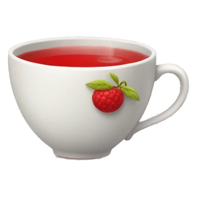 red tea sticker