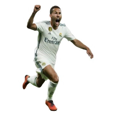 Bellingham goal celebration for real madrid sticker