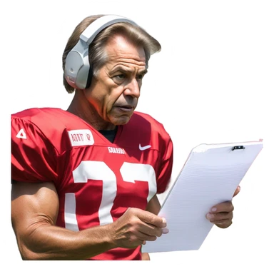 Nick saban the process sticker