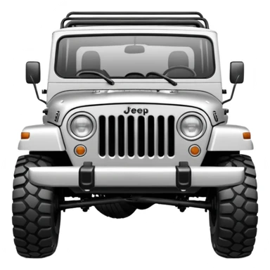 Off-road jeep drawing sticker