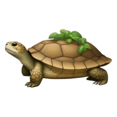 Tortue sur une loutre sticker