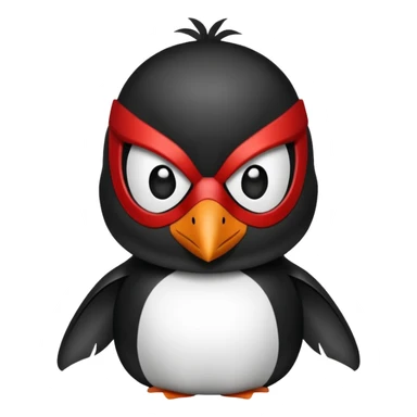 Penguin spiderman without a cape and without a suit sticker