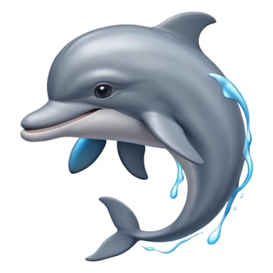 dolphin writer sticker