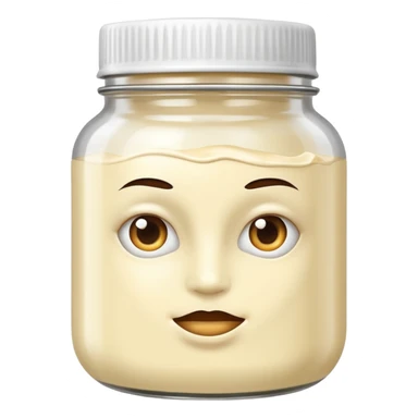 hair mask in a jar sticker