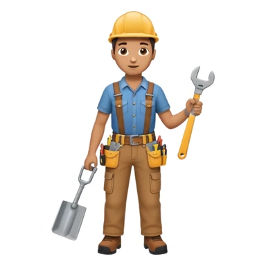 Repairs and Maintenance, tools belt, full body sticker