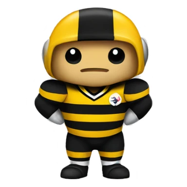 Steelers bumblebee uniform sticker