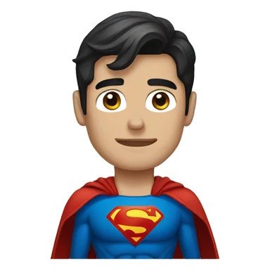 superman emoji sticker