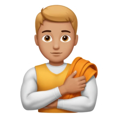 Missing arm muscle sticker