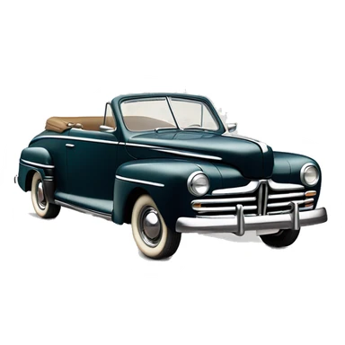 1948 Ford De Luxe convertible sticker