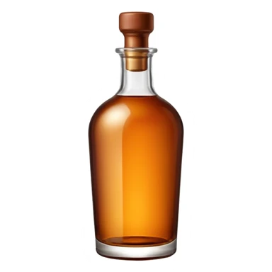 empty brendy bottle sticker