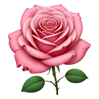 rose shape flower, no stem, no leaves, now make the whole flower COMPLETELY WHITE sticker