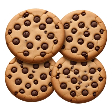 dark brown cookie sticker