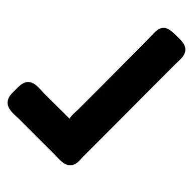 Recreate the checkmark icon using the solid model sticker