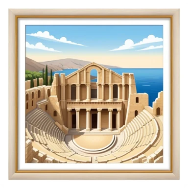 Cinematic Realistic Odeon of Herodes Atticus Emoji sticker