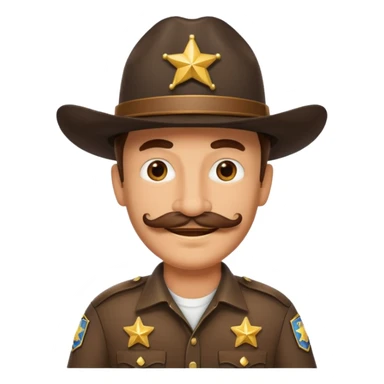 a sheriff sticker