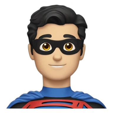 Superman black cat sticker